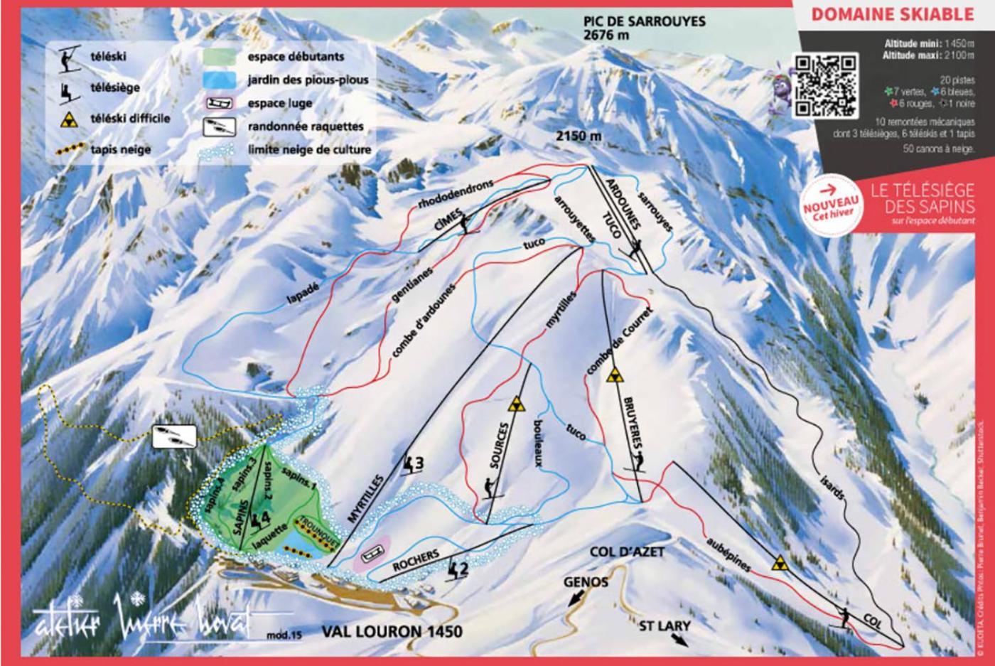 Residence Les Gourgs Blancs - 80M Des Pistes Génos 外观 照片